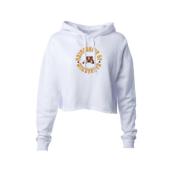 UScape Apparel Women's Cropped Hoodie - M, White