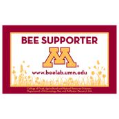 Bee Supporter Magnet - Maroon