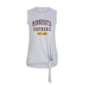 Boxercraft University of Minnesota Women's Tank Top - S, Silver / Light Gray