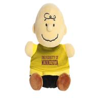 University of Minnesota Peanut's Character Plushies  - Charlie Brown, Oatmeal / Khaki / Tan