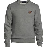 Lands' End Goldy Unisex Crewneck Sweatshirt - S, Gray