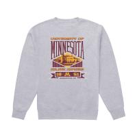 UScape University of Minnesota Pillsbury Hall Crewneck Sweatshirt  - S, Gray
