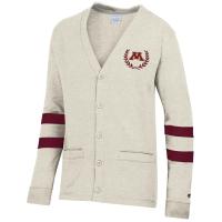 Champion Women's University of Minnesota Cardigan - XS, Oatmeal / Khaki / Tan