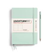 Leuchtturm1917 Mint Green A5 Plain Hardcover Notebook - 5.75x8.5, Green
