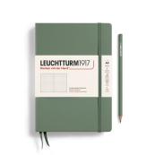 Leuchtturm1917 Olive A5 Dot-Grid Hardcover Notebook - 5.75x8.5, Green / Camo