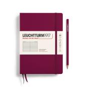 Leuchtturm1917 Port Red A5 Lined Hardcover Notebook - 5.75x8.5, Red