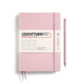 Leuchtturm1917 Powder A5 Dot-Grid Hardcover Notebook - 5.75x8.5, Pink