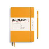 Leuchtturm1917 Rising Sun A5 Plain Softcover Notebook - 5.75x8.5, Orange