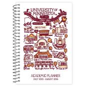 Julia Gash Imprinted 2025-2026 Academic Planner - White