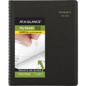 At-a-Glance 7x8.75 Monthly Academic Planner (25/26) - Black