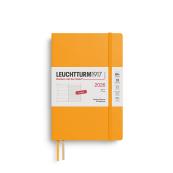 Leuchtturm 1917 2026 Weekly Planner & Notebook - B6+ (Paperback), Orange