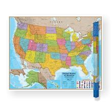 United States Laminated Wall Map ( Blue Ocean Series ) [ Hm02 ]