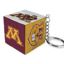 University of Minnesota Puzzle Cube Key Chain  - Maroon