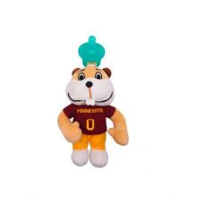 Gamezies University of Minnesota Goldy Pacifier  - Oatmeal / Khaki / Tan