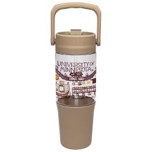 University of Minnesota Julia Gash 40 oz. Tumbler - Oatmeal / Khaki / Tan