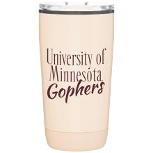 University of Minnesota Gophers 16 oz.  Tumbler  - Oatmeal / Khaki / Tan