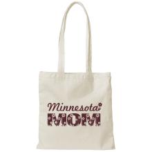 University of Minnesota Mom Canvas Tote Bag  - Oatmeal / Khaki / Tan