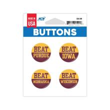 University of Minnesota Button Pack  - Maroon