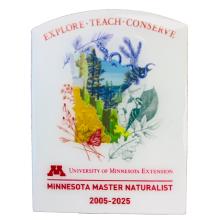 University of Minnesota Master Naturalist Lapel Pin - White