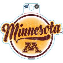 Blue 84 University of Minnesota Sticker  - White
