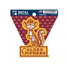 University of Minnesota Retro Goldy Decal  - Gold
