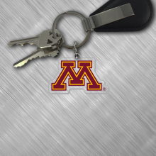 University of Minnesota M Key Tag - Clear