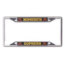 Minnesota Gophers License Plate Frame - Silver / Light Gray