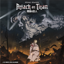 2026 Attack on Titan Wall Calendar