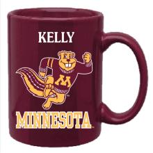 University of Minnesota Kelly Charging Goldy Mug - Maroon