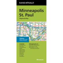 Rand Mcnally Folded Map: Minneapolis St. Paul Regional Map - Non-book Item