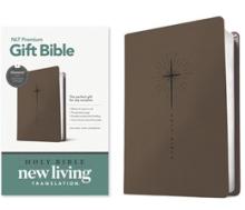 Premium Gift Bible ( Nlt ): Star Cross Taupe Leatherlike - Paperback