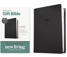 Premium Gift Bible ( Nlt ): Classic Black Leatherlike - Paperback