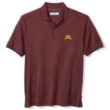 Tommy Bahama University of Minnesota Bay Stripe Polo  - S, Maroon