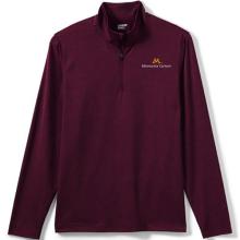 Unisex Minnesota Carlson Quarter Zip Pullover Shirt - S, Maroon