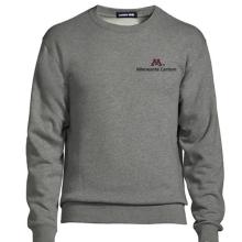 Lands' End Minnesota Carlson Unisex Crewneck Sweatshirt - S, Gray