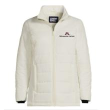 Lands' End Minnesota Carlson Women's Insulated Jacket - S, Ivory