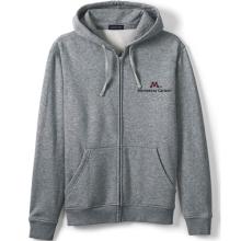 Lands' End Minnesota Carlson Unisex Full Zip Hoodie  - XS, Gray