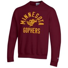 Champion University of Minnesota Charging Goldy Crewneck Sweatshirt - XS, Maroon