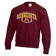 Gear for Sports University of Minnesota Football Crew Neck Sweatshirt  - S, Maroon