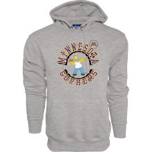 Blue 84 University of Minnesota Simpson's Football Hoodie  - S, Gray