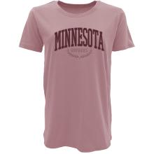 Blue 84 University of Minnesota Women's Arched Minnesota T-Shirt  - S, Pink