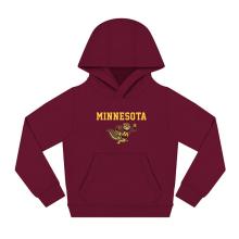 Creative Knitwear University of Minnesota Charging Goldy Toddler Hoodie  - 2T, Maroon