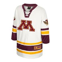 Colosseum University of Minnesota Youth Goldy Hockey Jersey  - XS, White