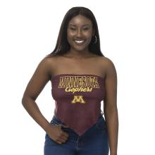 Zoozatz University of Minnesota Women's Tie Back Bandeau - One Size, Maroon