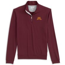 Johnnie-O University of Minnesota Quarter Zip Pullover  - S, Maroon
