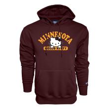 Blue 84 University of Minnesota Hello Kitty Hoodie  - S, Maroon