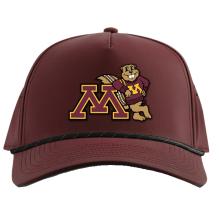 Branded Bills University of Minnesota Leaning Goldy Baseball Cap - Maroon