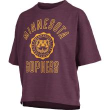 Pressbox University of Minnesota Women's Tee - S, Maroon