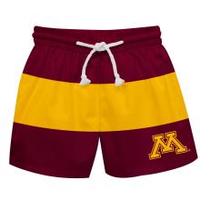Vive Le Fete University of Minnesota Boy's Swim Trunks  - 2T, Maroon