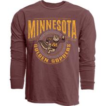 Blue 84 University of Minnesota Charging Goldy Long Sleeve Tee - S, Maroon